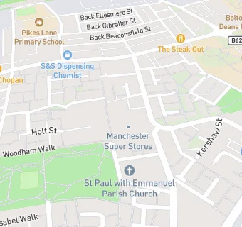 map for Manchester Superstore (Bolton) Limited