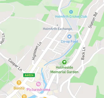 map for Holmfirth Country Market Cafe