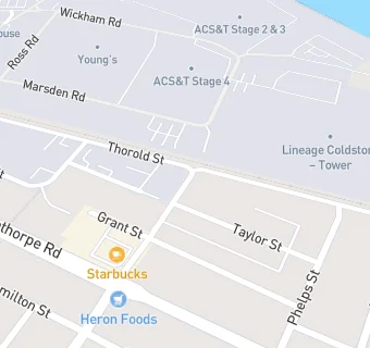 map for Starbucks