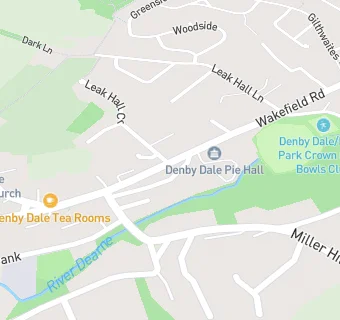 map for Denby Dale Cricket Club