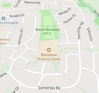 map for Blackshaw Primary School