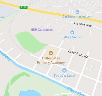 map for Littlecoates Primary Academy