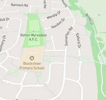 map for Blackshaw CP School