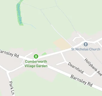 map for Village Store And Newsagents, Upper Cumberworth Post Office