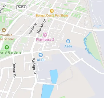 map for Asda Pharmacy