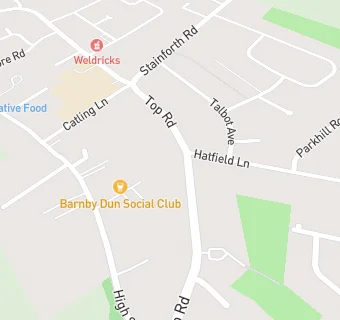 map for Barnby Dun Middle School