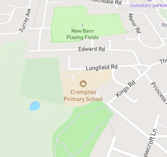 map for Crompton Primary School