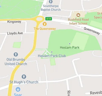 map for Heslam Park Club