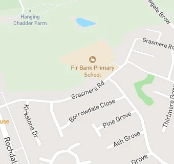 map for Fir Bank Primary School