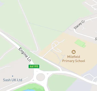 map for Milefield Primary School & Childrens Centre