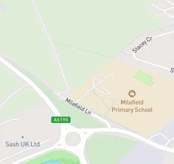 map for Milefield Primary School