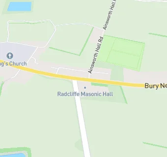 map for The Radcliffe Masonic Association Ltd