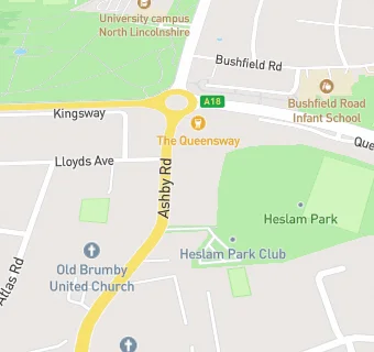 map for The Queensway