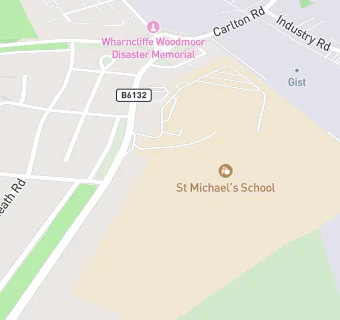 map for St Michael's Catholic High School