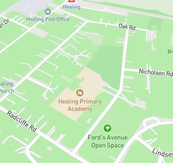 map for Healing Primary School