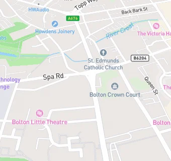 map for Bolton General Practice