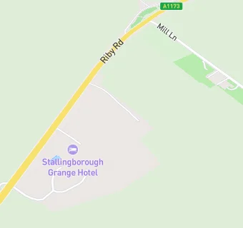 map for Stallingborough Grange Hotel