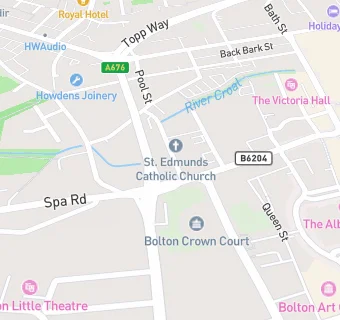 map for Bolton General Practice