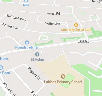 map for St Hilda's Junior School