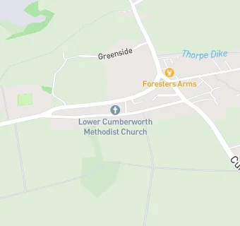 map for Cumberworth United Cricket Club