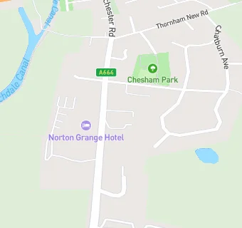 map for Norton Grange Hotel