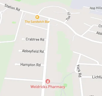 map for Broadway Chippy