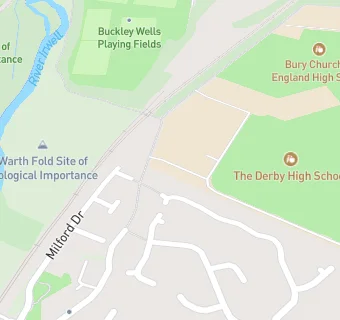 map for Derby High School