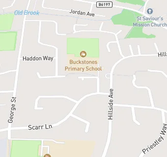 map for Buckstones Primary School