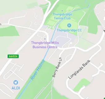 map for Thongsbridge Bowling Club