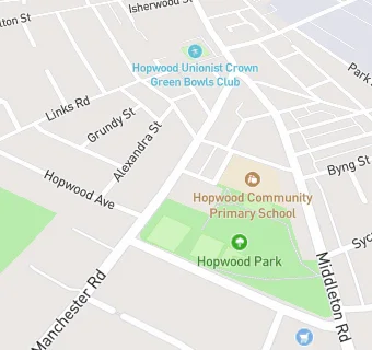 map for Hopwood Dental Practice (Mr R Khansary)