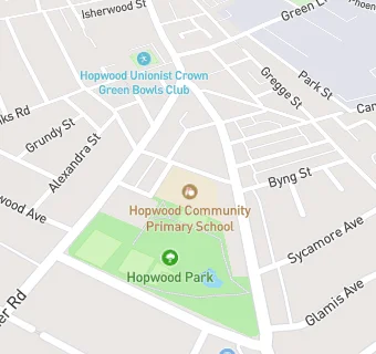 map for Hopwood Community Primary School