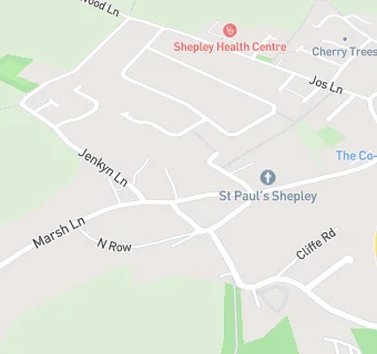 map for Shepley Dental Practice