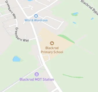 map for Blackrod Primary School