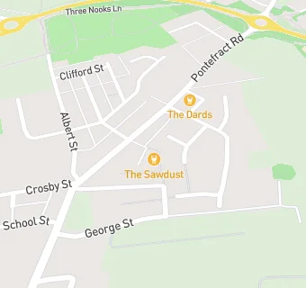 map for Cudworth Industrial Sports & Social Club