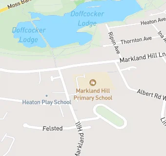 map for Markland Hill Primary School