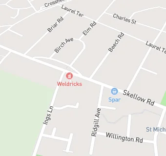 map for Skellow Post Office