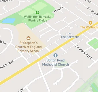 map for Bury Cancer Support Centre