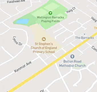 map for St Stephen's CofE Junior School