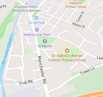 map for Mellors Catering Services @ St. Gabriels Primary School