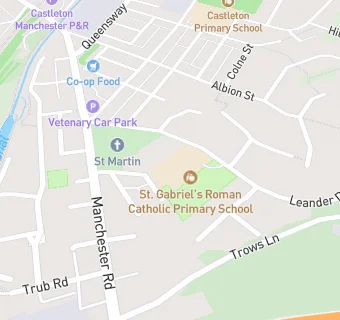 map for St Gabriel's Roman Catholic Primary School, Rochdale