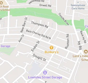 map for Bunbury's