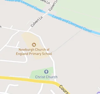 map for Newburgh C Of E Primary School