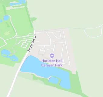 map for Hurlston Hall Golf Club