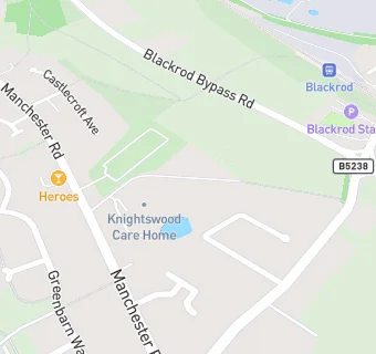 map for Knightswood Residential Home