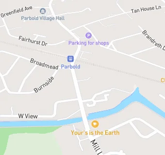 map for Parbold Chippy