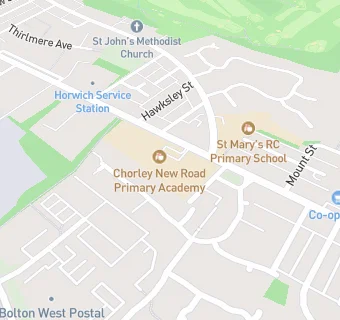 map for Chorley New Road CP School