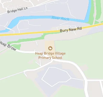 map for Heap Bridge Village Primary School