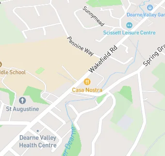 map for Scissett Ce Academy