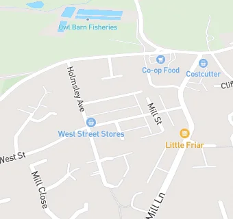 map for West Street Stores