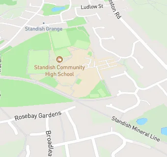 map for Standish Community High School